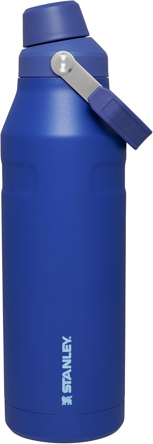 image:imageStanley IceFlow Fast Flow Water Bottle 24 oz Angled Spout Lid Lightweight and Leakproof for Travel and Sports Insulated Stainless Steel BPAFree TigerlilyLapis