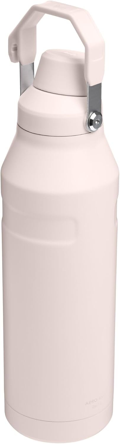 image:imageStanley IceFlow Fast Flow Water Bottle 24 oz Angled Spout Lid Lightweight and Leakproof for Travel and Sports Insulated Stainless Steel BPAFree TigerlilyRose Quartz