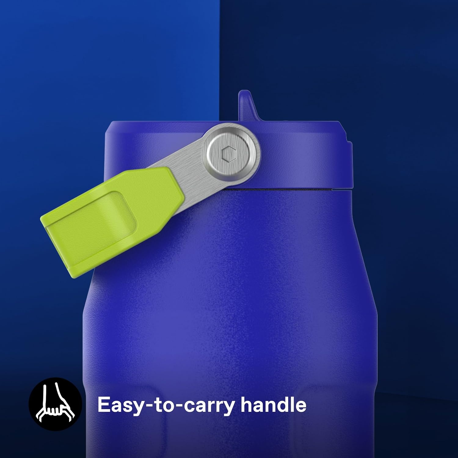 image:imageStanley IceFlow Flip Straw 20 Water Bottle 36 OZ BuiltIn Straw with Larger Opening Lightweight amp LeakResistant Insulated Stainless Steel BPAFree Tigerlily PlumCobalt Chartreuse