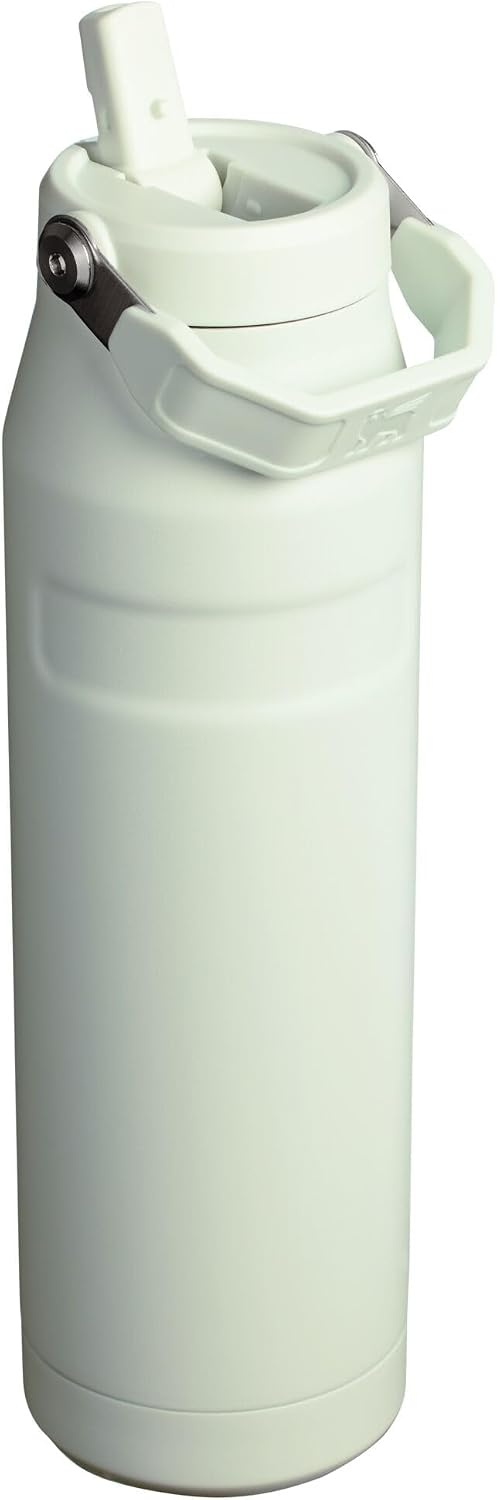 image:imageStanley IceFlow Flip Straw 20 Water Bottle 36 OZ BuiltIn Straw with Larger Opening Lightweight amp LeakResistant Insulated Stainless Steel BPAFree Tigerlily PlumMist