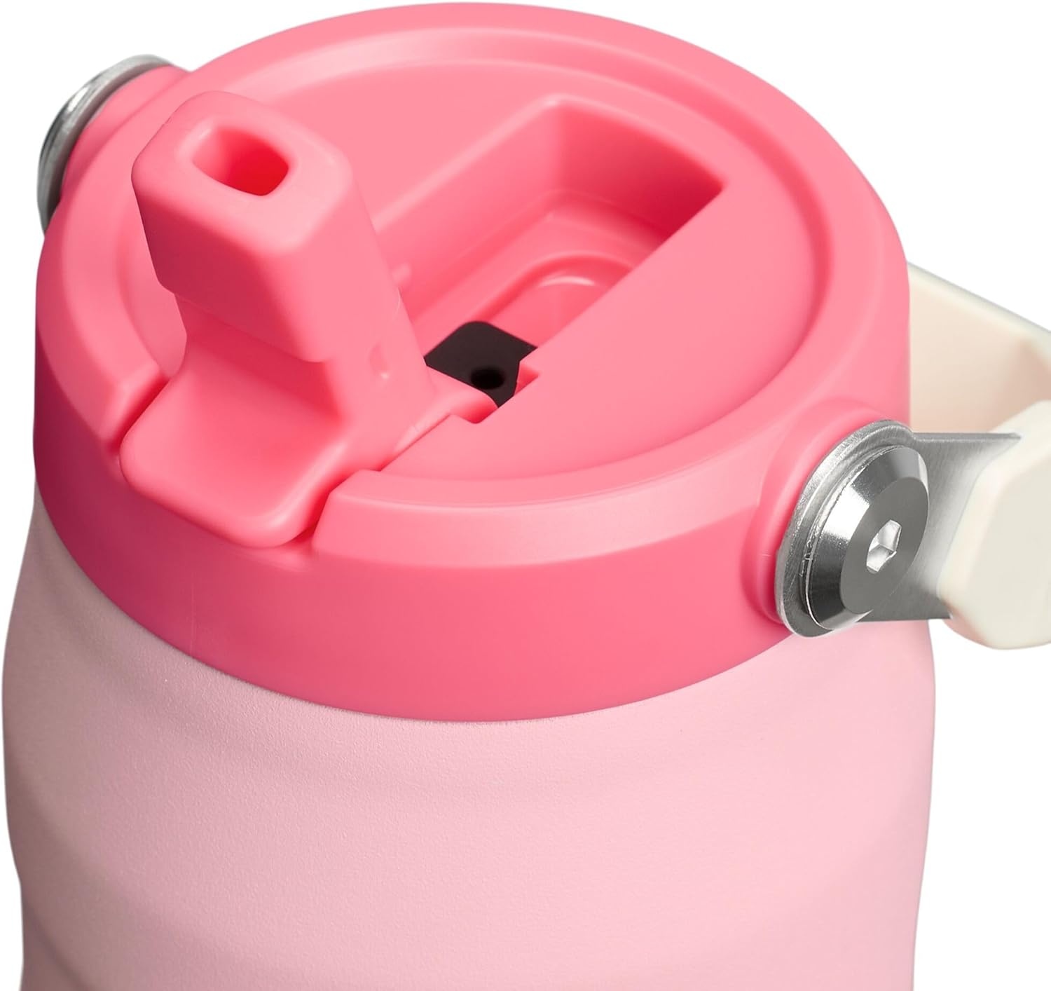 image:imageStanley IceFlow Flip Straw 20 Water Bottle 36 OZ BuiltIn Straw with Larger Opening Lightweight amp LeakResistant Insulated Stainless Steel BPAFree Tigerlily PlumStrawberry Cream