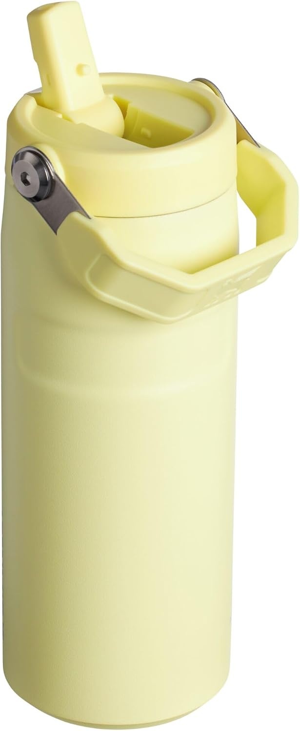 image:imageStanley IceFlow Flip Straw 20 Water Bottle 36 OZ BuiltIn Straw with Larger Opening Lightweight amp LeakResistant Insulated Stainless Steel BPAFree Tigerlily PlumPomelo