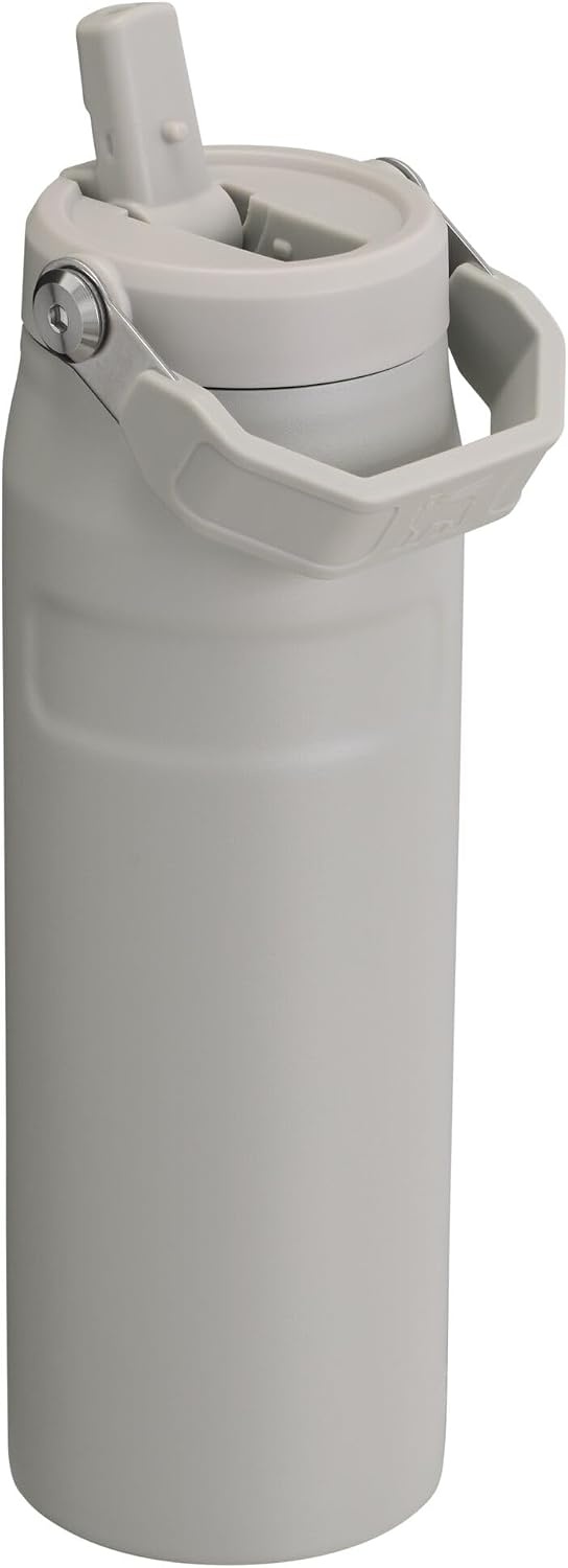 image:imageStanley IceFlow Flip Straw 20 Water Bottle 36 OZ BuiltIn Straw with Larger Opening Lightweight amp LeakResistant Insulated Stainless Steel BPAFree Tigerlily PlumAsh