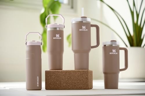 image:imageStanley IceFlow Flip Straw 20 Water Bottle 36 OZ BuiltIn Straw with Larger Opening Lightweight amp LeakResistant Insulated Stainless Steel BPAFree Tigerlily PlumFrost