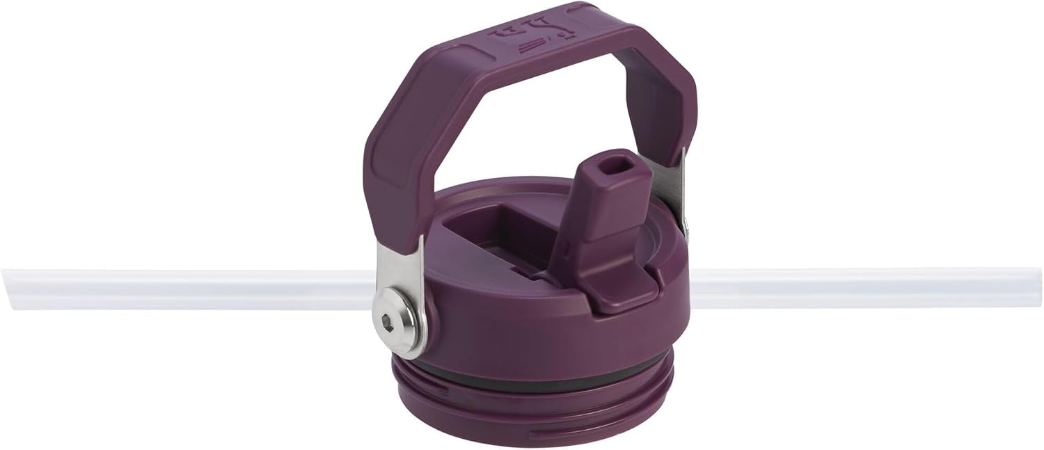 image:imageStanley IceFlow Flip Straw 20 Water Bottle 36 OZ BuiltIn Straw with Larger Opening Lightweight amp LeakResistant Insulated Stainless Steel BPAFree Tigerlily PlumPlum