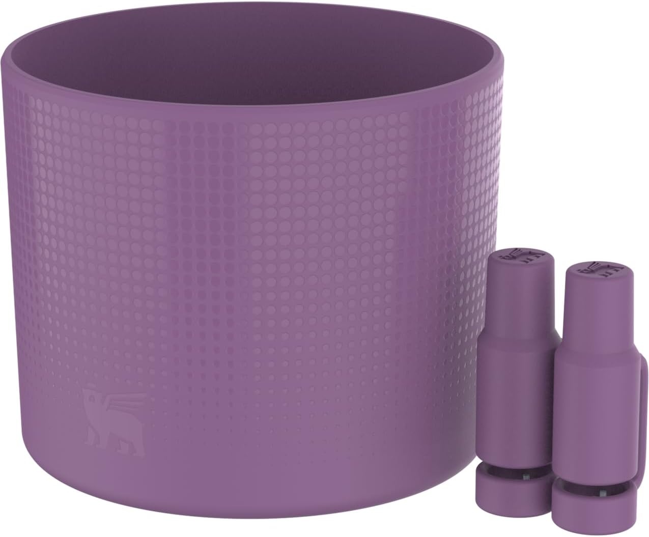 image:imageStanley Quencher Boot and Straw Cover Cap AntiSlip Silicone Protector for Tumbler with Handle Accessory Set for Stainless Steel Drinking Cup BPAFreeDark Lilac