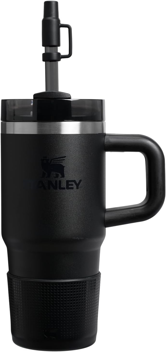 image:imageStanley Quencher Boot and Straw Cover Cap AntiSlip Silicone Protector for Tumbler with Handle Accessory Set for Stainless Steel Drinking Cup BPAFreeBlack 20