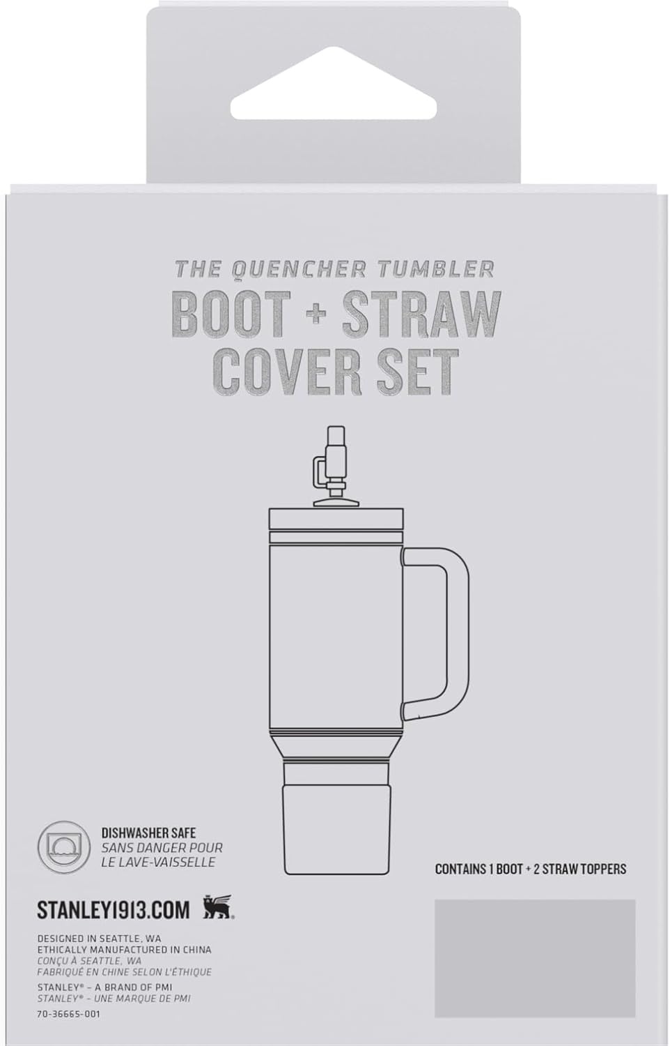 image:imageStanley Quencher Boot and Straw Cover Cap AntiSlip Silicone Protector for Tumbler with Handle Accessory Set for Stainless Steel Drinking Cup BPAFreeTwilight