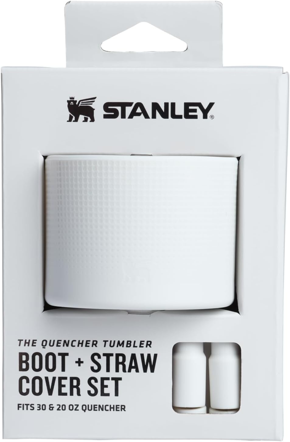 image:imageStanley Quencher Boot and Straw Cover Cap AntiSlip Silicone Protector for Tumbler with Handle Accessory Set for Stainless Steel Drinking Cup BPAFreePale Stone