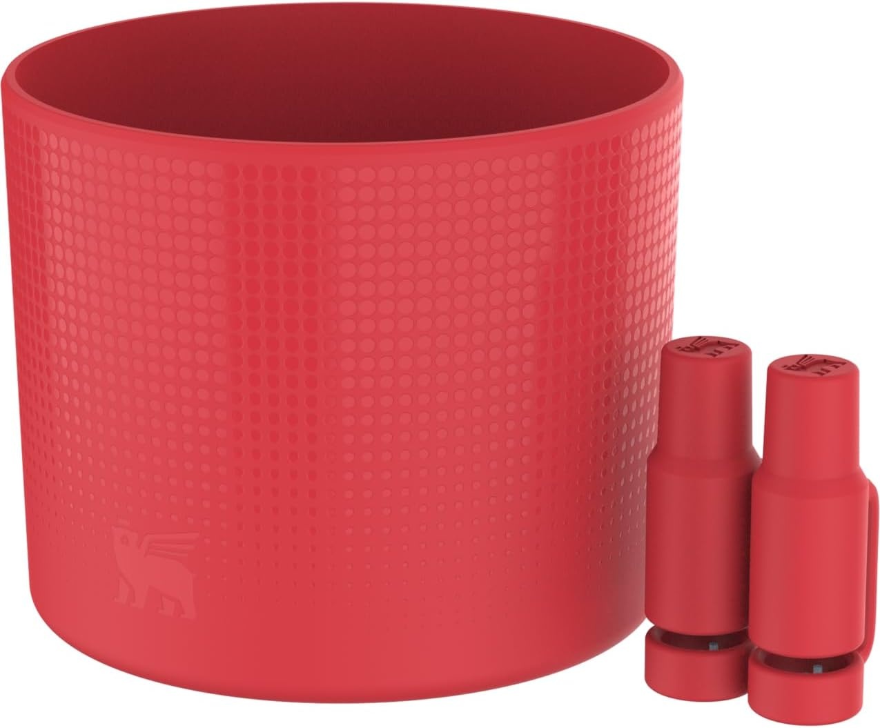 image:imageStanley Quencher Boot and Straw Cover Cap AntiSlip Silicone Protector for Tumbler with Handle Accessory Set for Stainless Steel Drinking Cup BPAFreeChili Red