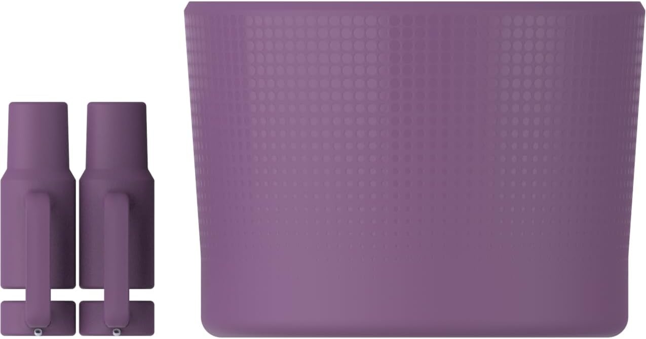 image:imageStanley Quencher Boot and Straw Cover Cap AntiSlip Silicone Protector for Tumbler with Handle Accessory Set for Stainless Steel Drinking Cup BPAFreeDark Lilac