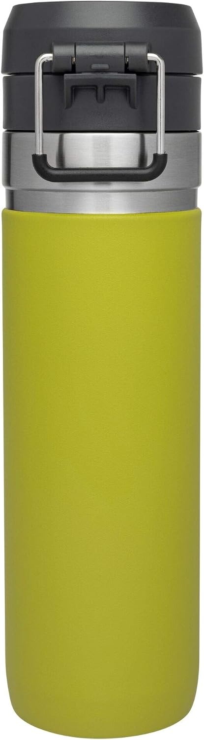 image:imageStanley Quick Flip GO Water Bottle 36 oz Push Button Lid Leakproof and Packable for Travel and Sports Insulated Stainless Steel BPAFree BlackAloe