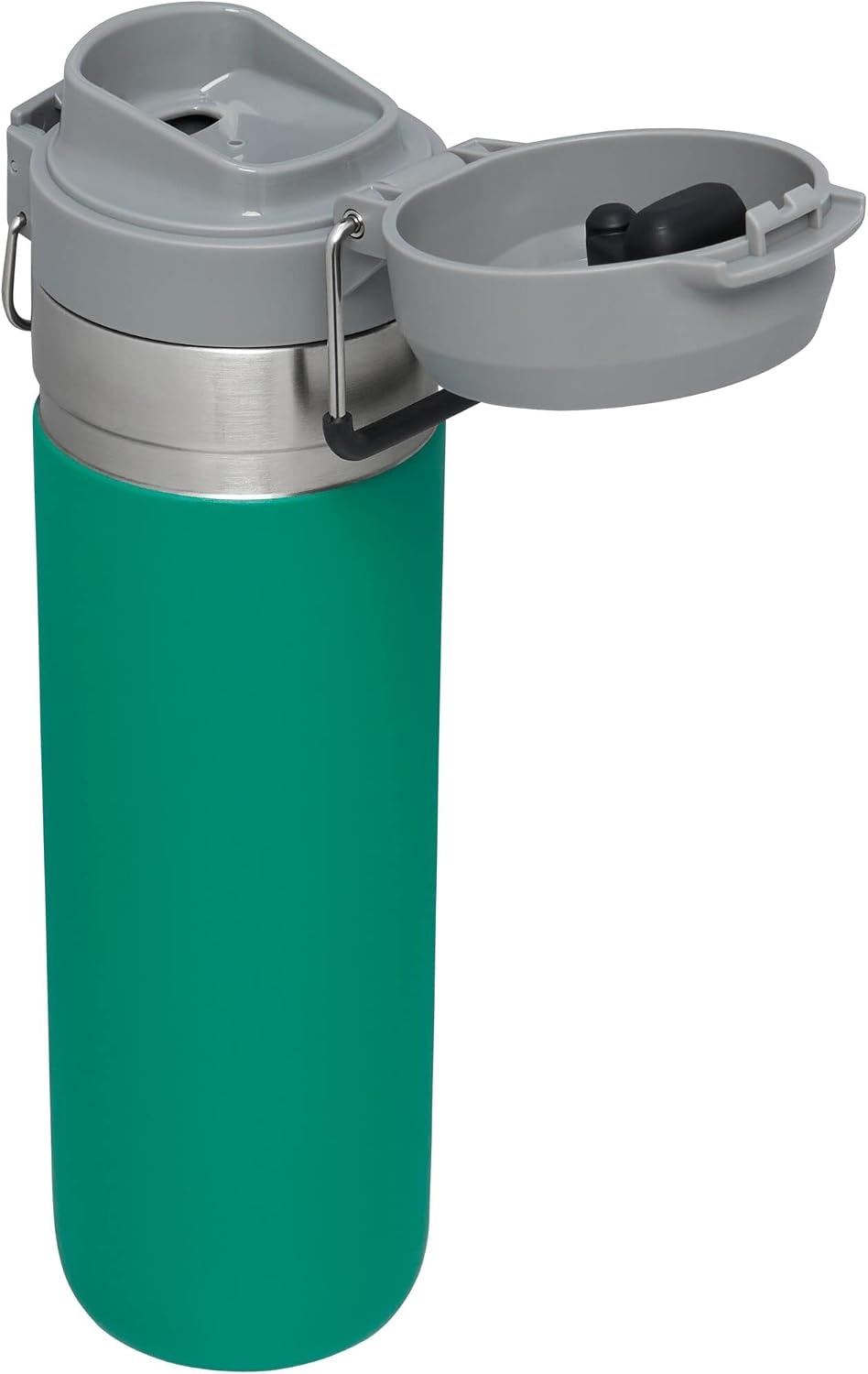 image:imageStanley Quick Flip GO Water Bottle 36 oz Push Button Lid Leakproof and Packable for Travel and Sports Insulated Stainless Steel BPAFree BlackAlpine