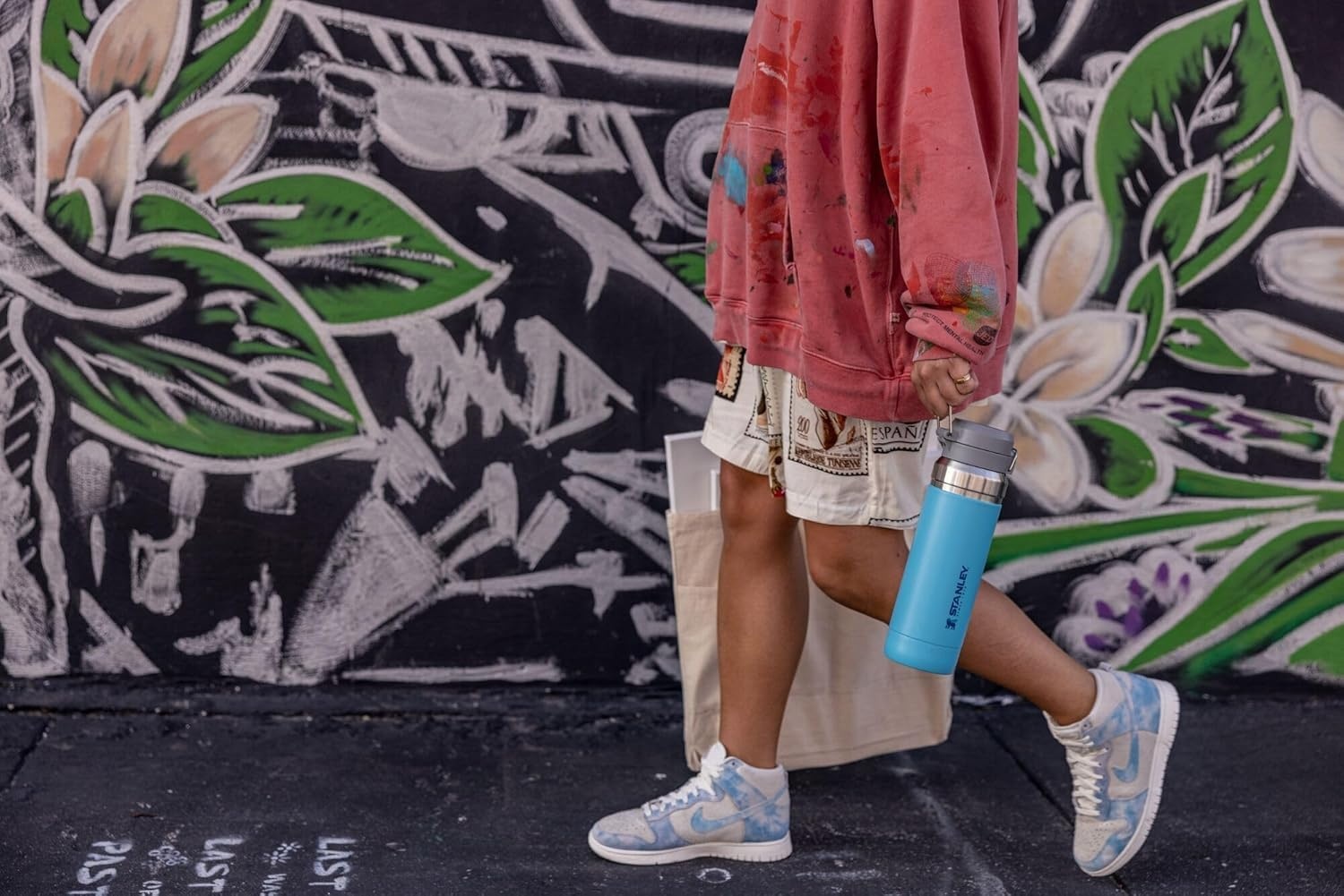 image:imageStanley Quick Flip GO Water Bottle 36 oz Push Button Lid Leakproof and Packable for Travel and Sports Insulated Stainless Steel BPAFree BlackPool