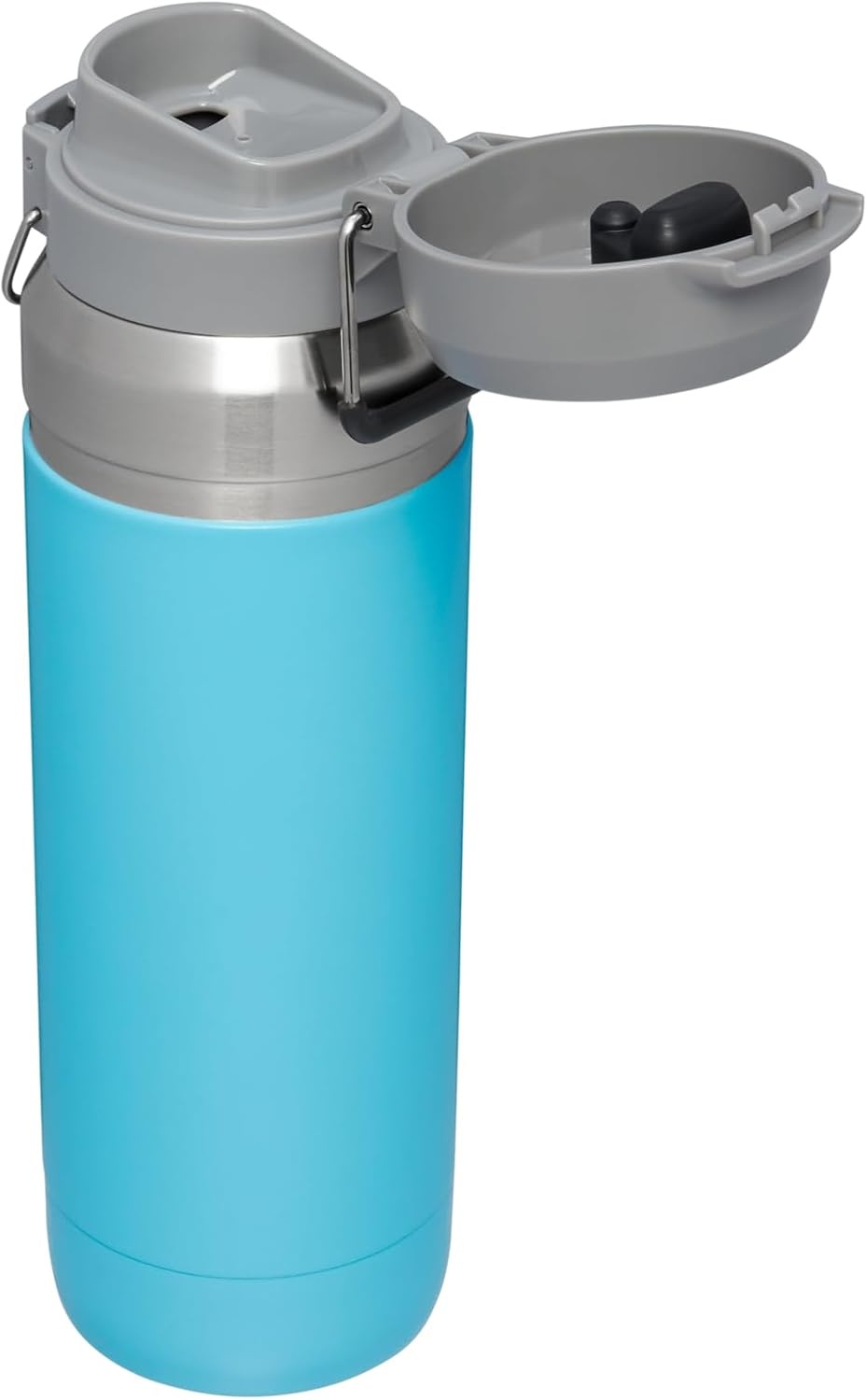 image:imageStanley Quick Flip GO Water Bottle 36 oz Push Button Lid Leakproof and Packable for Travel and Sports Insulated Stainless Steel BPAFree BlackPool