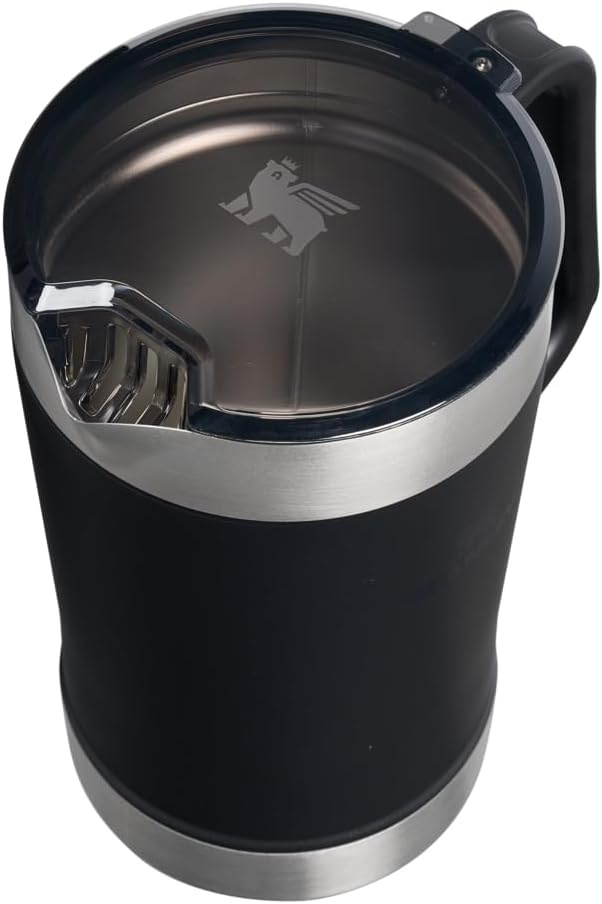 image:imageStanley StayChill Pitcher 64 oz Cold Water Beer and Drink Pitcher with Lid Large Capacity Durable Beverage Container with Handle Insulated Stainless Steel BPAFreeBlack 20
