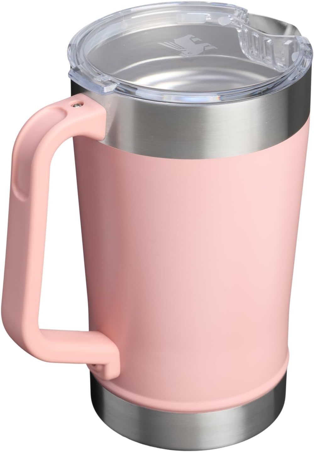 image:imageStanley StayChill Pitcher 64 oz Cold Water Beer and Drink Pitcher with Lid Large Capacity Durable Beverage Container with Handle Insulated Stainless Steel BPAFreePeach Rose