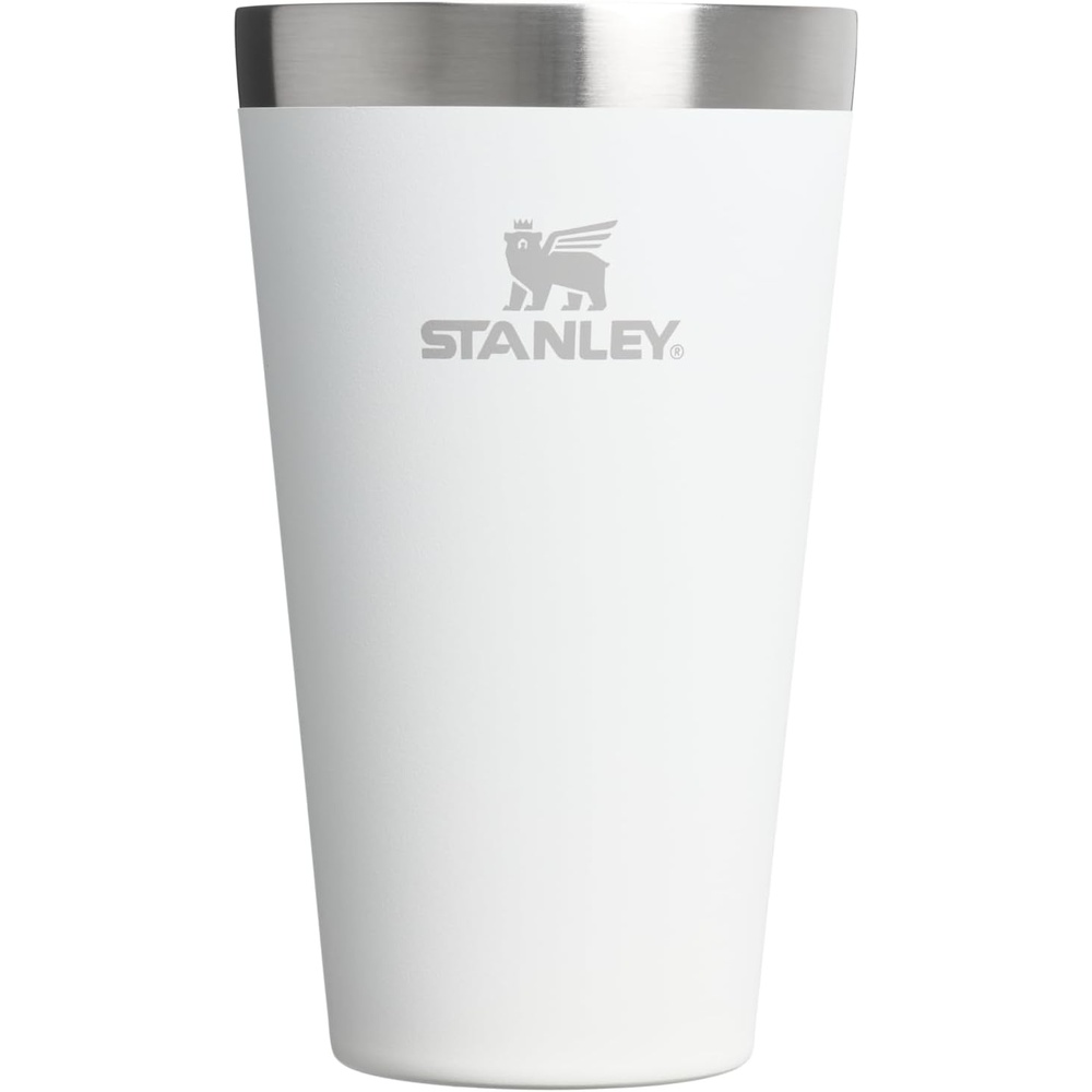 image:imageSTANLEY Adventure Stacking Beer Pint Glass Stackable Drinking Cup for Cold Beverages Dishwasher Safe Insulated Stainless Steel Tumbler BPAFreeFrost