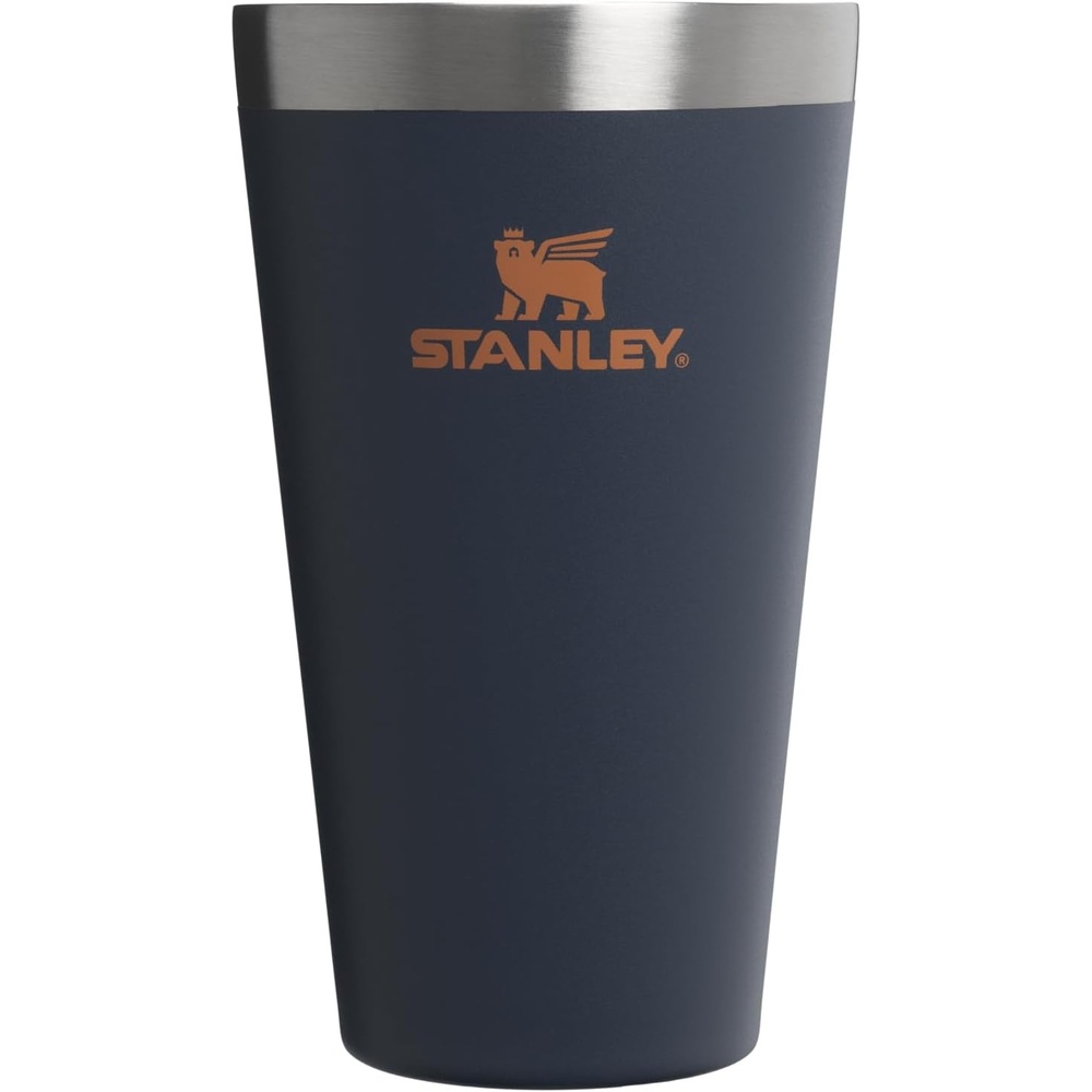 image:imageSTANLEY Adventure Stacking Beer Pint Glass Stackable Drinking Cup for Cold Beverages Dishwasher Safe Insulated Stainless Steel Tumbler BPAFreeTwilight