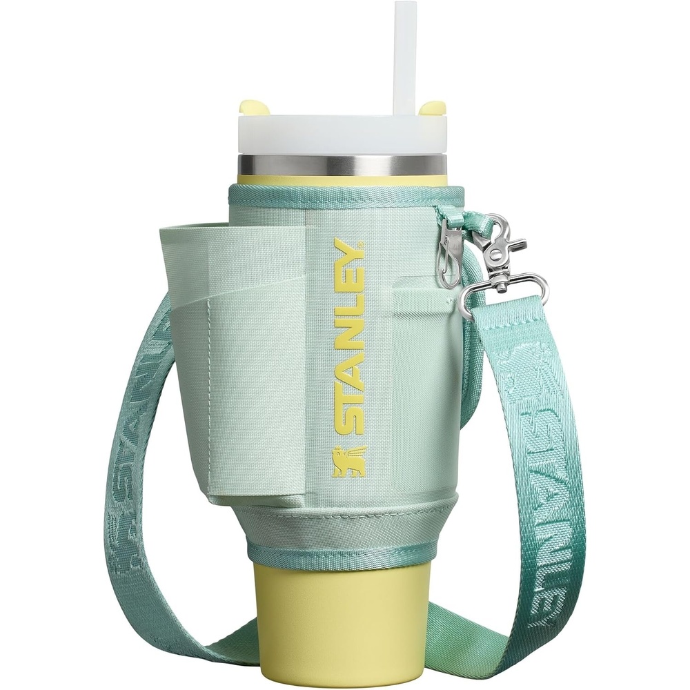 image:imageSTANLEY All Day Quencher Carry All for 40 oz Tumbler with Handle Crossbody Bag with Phone Holder Pocket Card Sleeve amp Detachable Strap Water Bottle Carrier Bag BPAFree MistMist