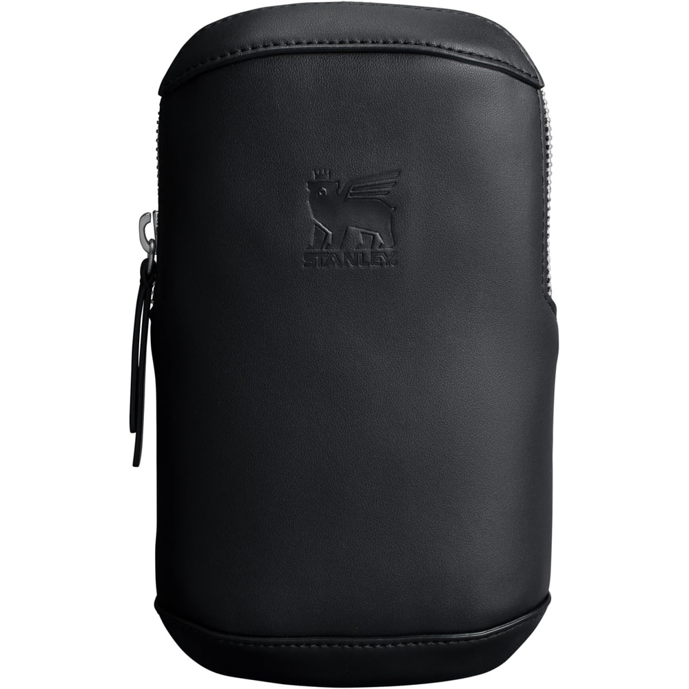 image:imageSTANLEY Cross Bottle Essentials Case Max Phone Wallet Keys Holder for Water Bottle Faux Leather Accessory PouchBlack