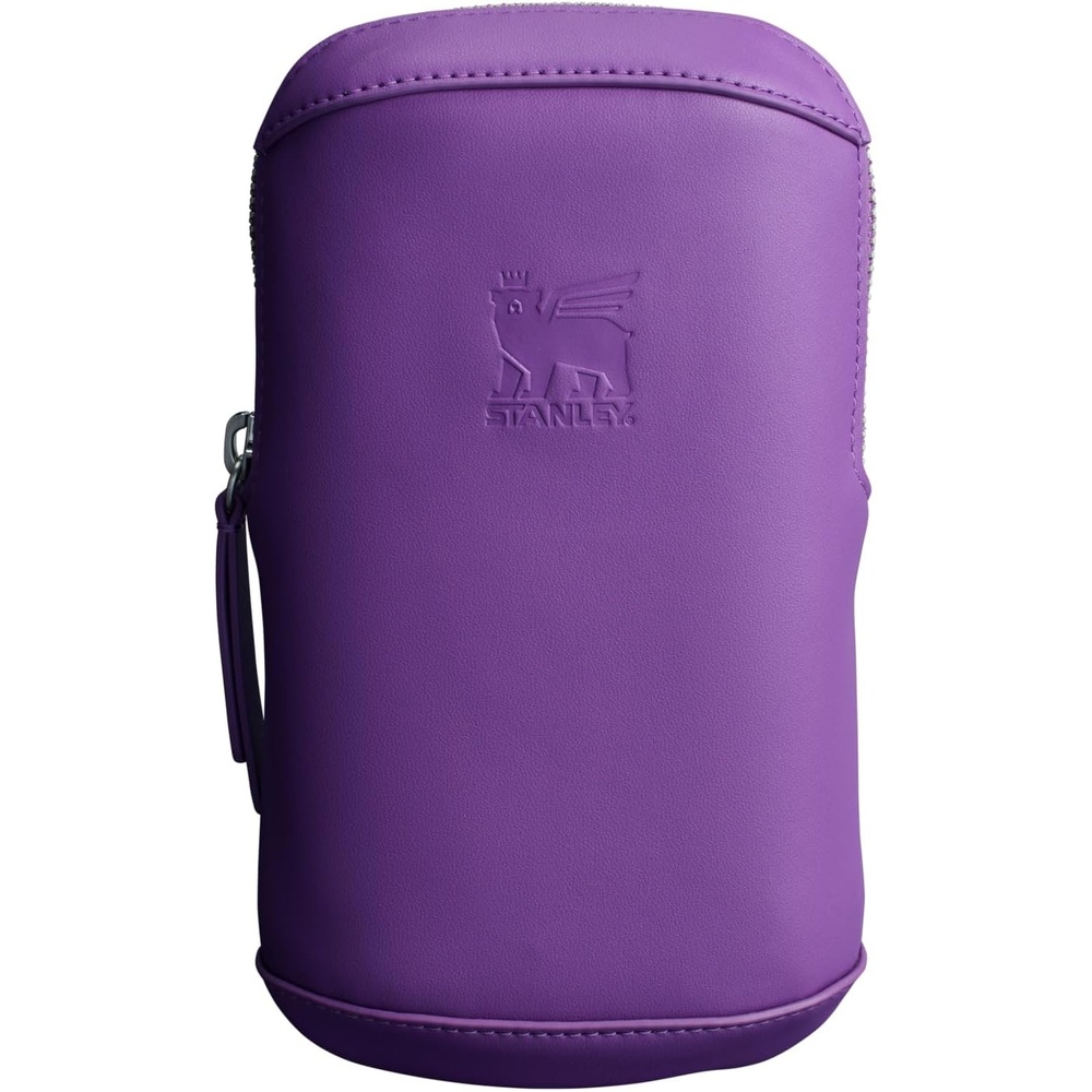 image:imageSTANLEY Cross Bottle Essentials Case Max Phone Wallet Keys Holder for Water Bottle Faux Leather Accessory PouchLilac