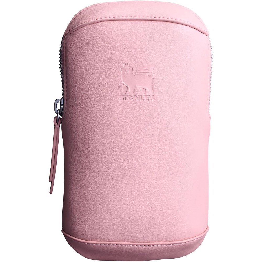 image:imageSTANLEY Cross Bottle Essentials Case Max Phone Wallet Keys Holder for Water Bottle Faux Leather Accessory PouchRose Quartz