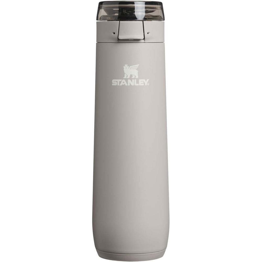 image:imageSTANLEY Flowstate Spring Bottle Leakproof Water Bottle with Carry Strap amp FlipTop Locking Lid Insulated Stainless Steel Fits Most Cup Holders BPAFree 20 oz AshAsh