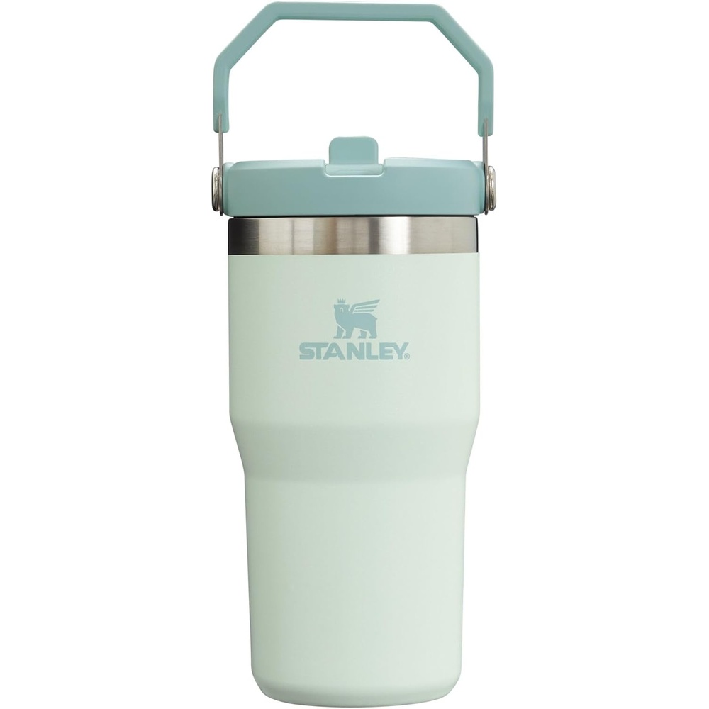 image:imageSTANLEY IceFlow 20 Flip Straw Tumbler 20 oz Pomelo Easy Carry Handle Twist On Lid and Flip Up Straw Leak Resistant Water Bottle Insulated Stainless Steel BPAFreeMist