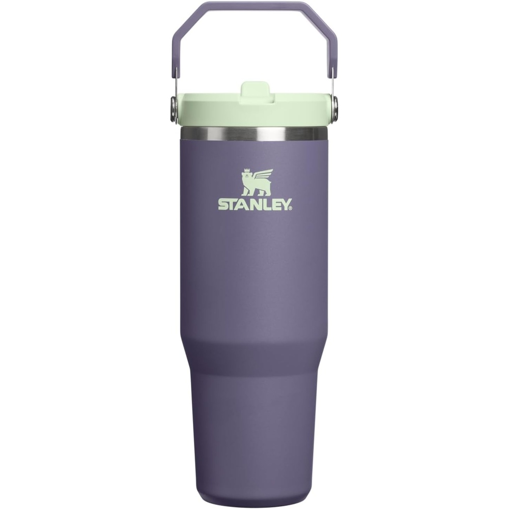 image:imageSTANLEY IceFlow 20 Flip Straw Tumbler 20 oz Pomelo  Easy Carry Handle  Twist On Lid and Flip Up Straw  Leak Resistant Water Bottle  Insulated Stainless Steel  BPAFreePurple Umbra