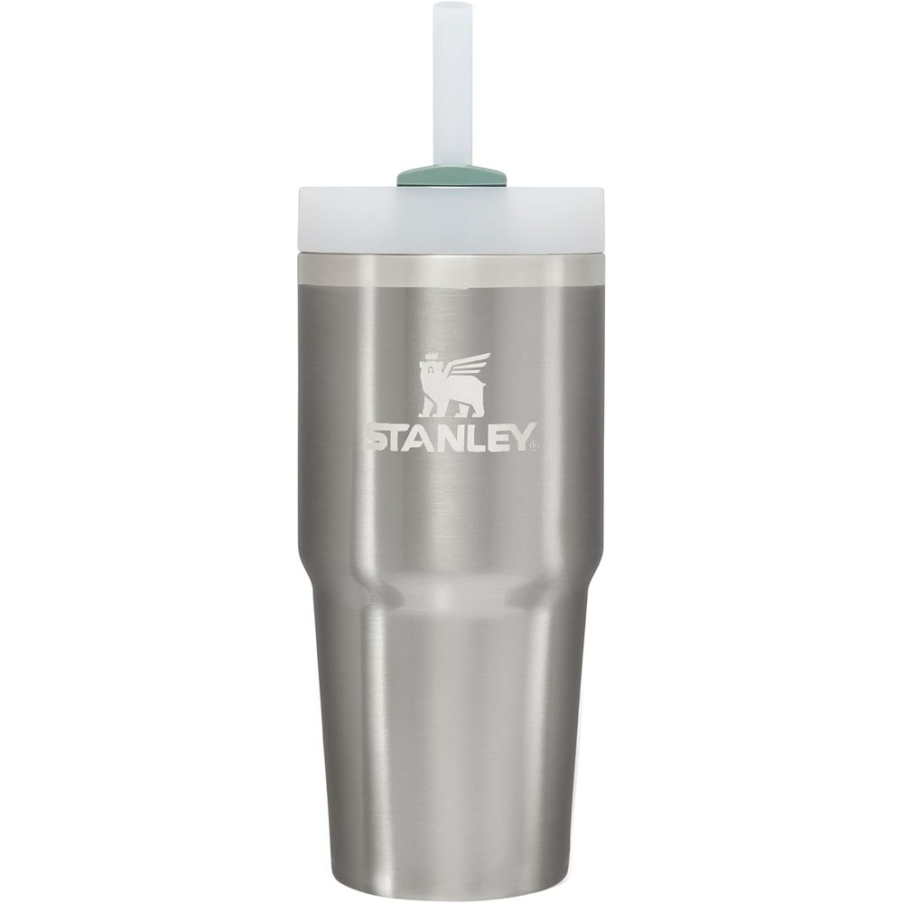 image:imageSTANLEY Quencher H20 Flow State Tumbler 20 oz Lilac Straw and 3Position Lid Cup Holder Compatible for Travel Insulated Stainless Steel Cup BPAFreeStainless Steel Shale