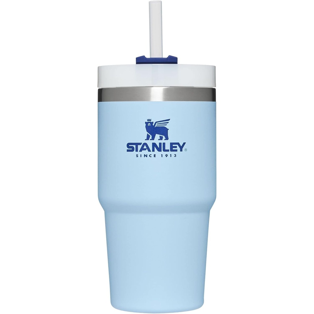 image:imageSTANLEY Quencher H20 Flow State Tumbler 20 oz Lilac Straw and 3Position Lid Cup Holder Compatible for Travel Insulated Stainless Steel Cup BPAFreeCornflower