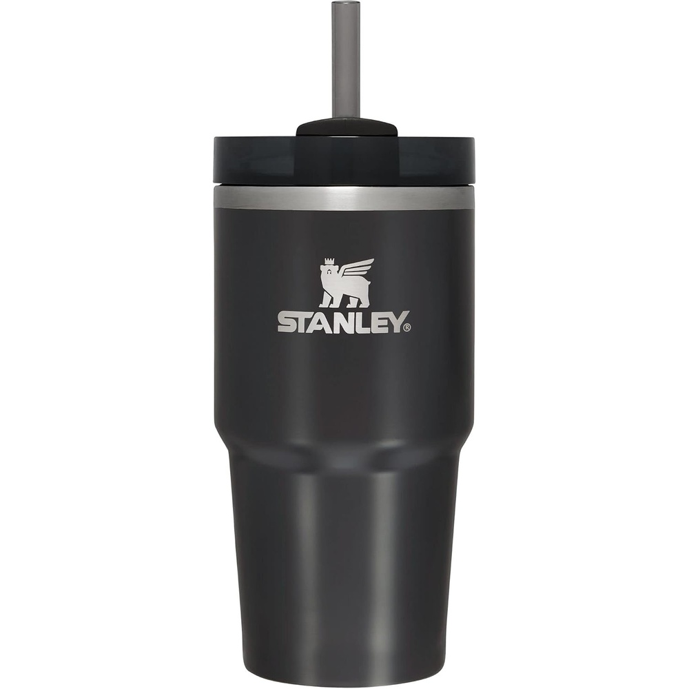 image:imageSTANLEY Quencher H20 Flow State Tumbler 20 oz Lilac  Straw and 3Position Lid  Cup Holder Compatible for Travel  Insulated Stainless Steel Cup  BPAFreeBlack Glow
