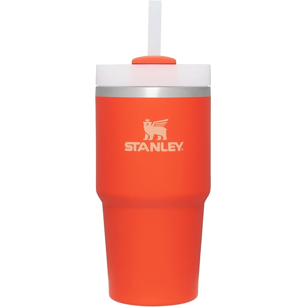 image:imageSTANLEY Quencher H20 Flow State Tumbler 20 oz Tigerlily Straw and 3Position Lid Cup Holder Compatible for Travel Insulated Stainless Steel Cup BPAFree