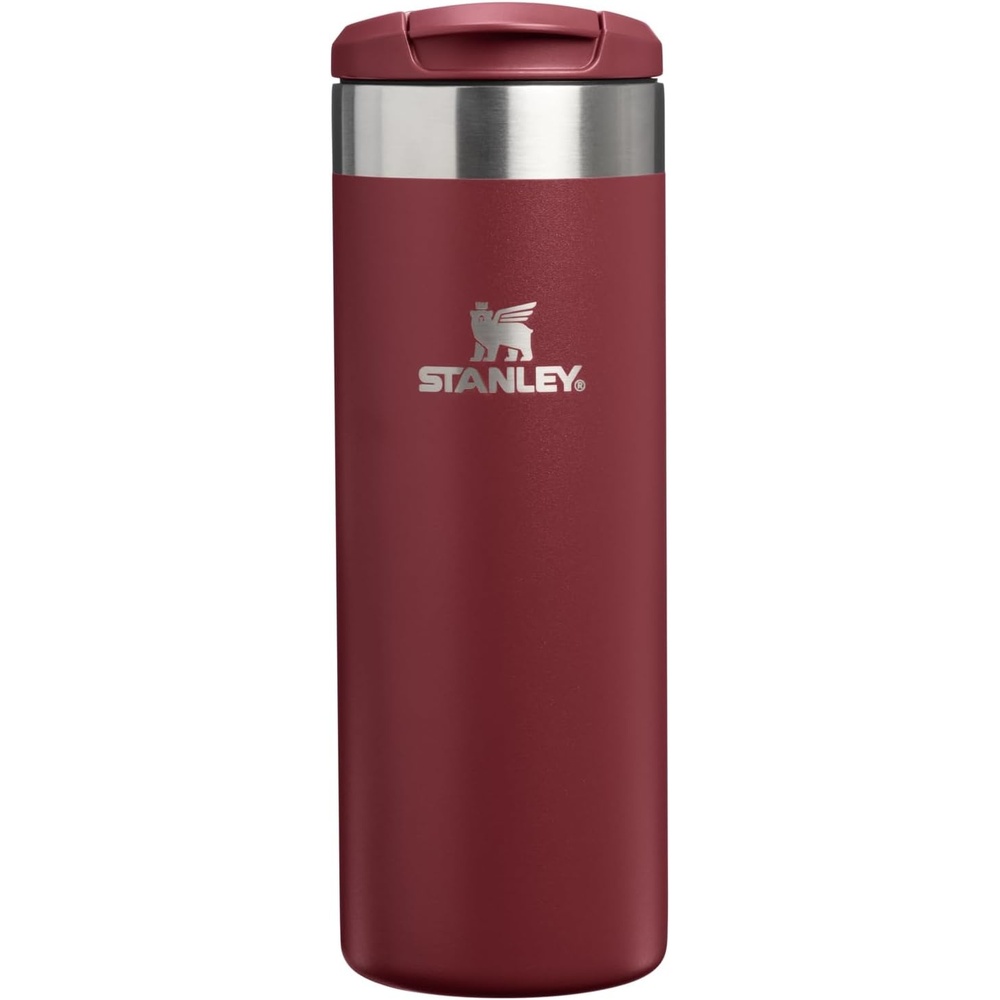 image:imageSTANLEY Transit FlipTop Mug Leakproof Coffee Travel Cup Vacuum Insulated Stainless Steel Stays Hot or Cold for Hours BPAFree 20 oz DaffodilCranberry