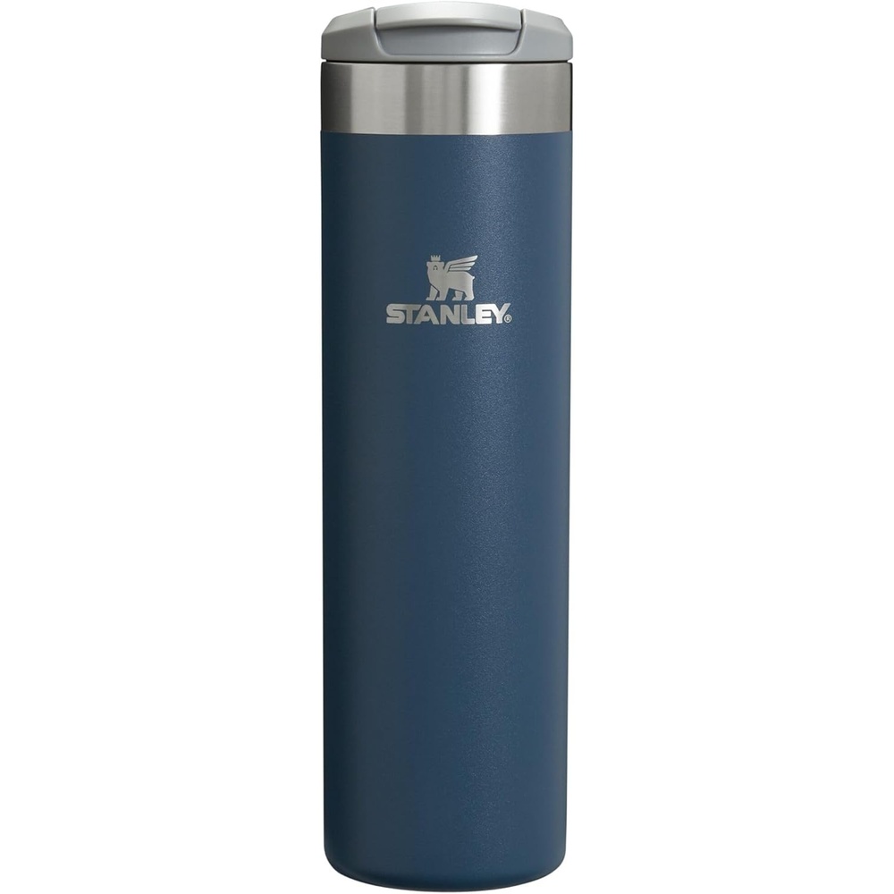image:imageSTANLEY Transit FlipTop Mug Leakproof Coffee Travel Cup Vacuum Insulated Stainless Steel Stays Hot or Cold for Hours BPAFree 20 oz DaffodilNavy