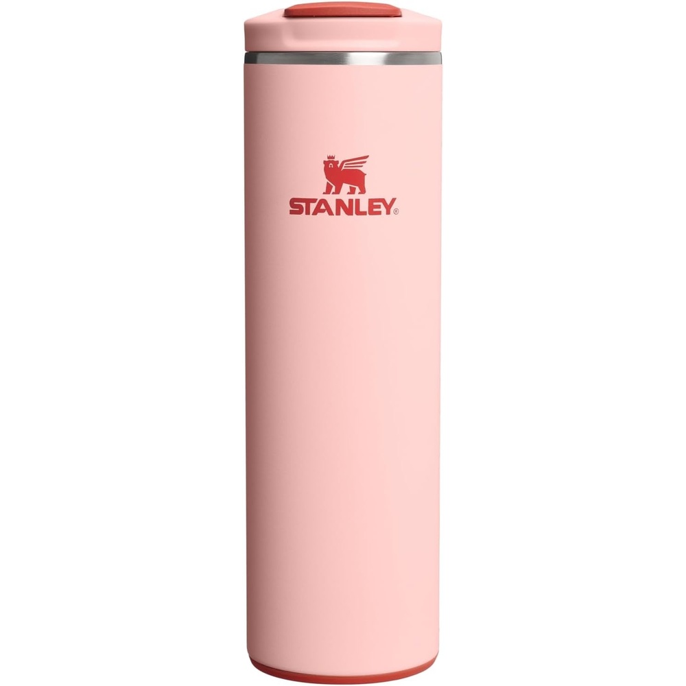 image:imageSTANLEY Transit FlipTop Mug Leakproof Coffee Travel Cup Vacuum Insulated Stainless Steel Stays Hot or Cold for Hours BPAFree 20 oz DaffodilPeach Rose