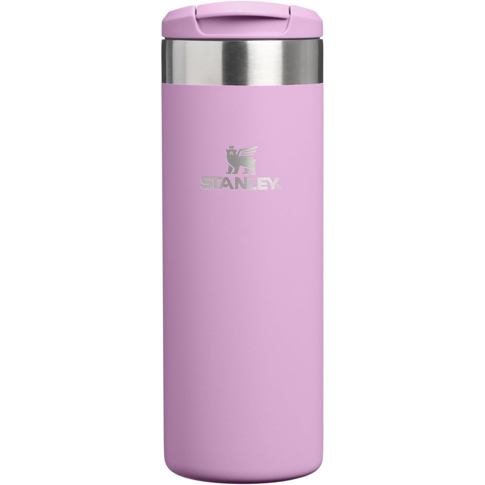 image:imageStanley AeroLight Transit Bottle 20 oz Locking Drink Through Lid Leak Resistant Water Bottle or Coffee Travel Mug Lightweight Insulated Stainless Steel BPAFree LilacLilac