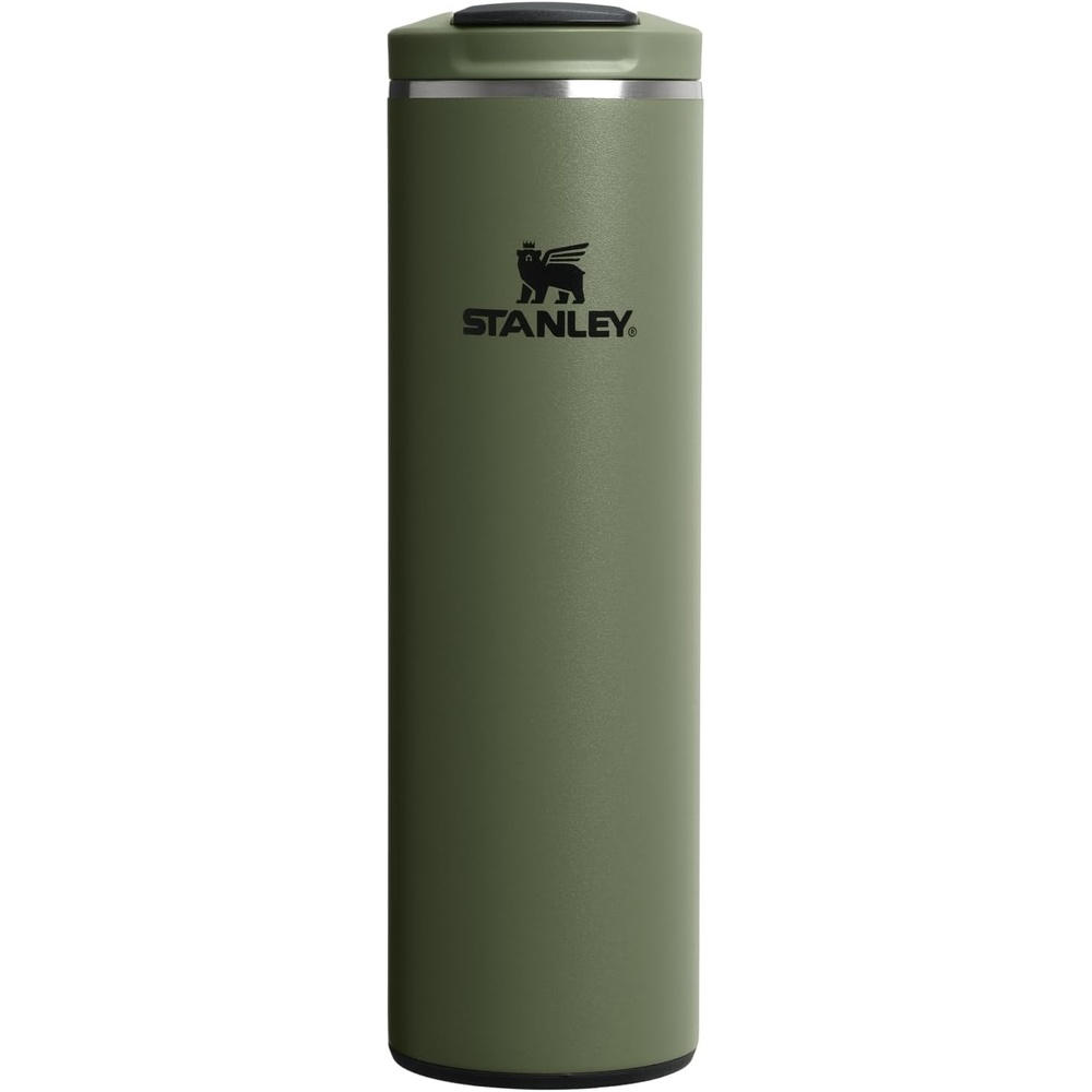 image:imageStanley AeroLight Transit Bottle 20 oz Locking Drink Through Lid Leak Resistant Water Bottle or Coffee Travel Mug Lightweight Insulated Stainless Steel BPAFree LilacDried Pine