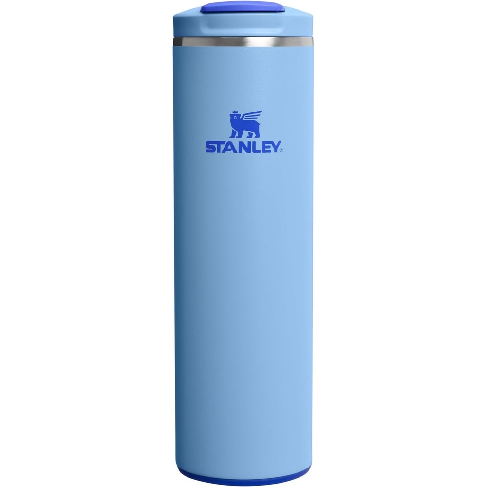 image:imageStanley AeroLight Transit Bottle 20 oz Locking Drink Through Lid Leak Resistant Water Bottle or Coffee Travel Mug Lightweight Insulated Stainless Steel BPAFree LilacBlue Sky