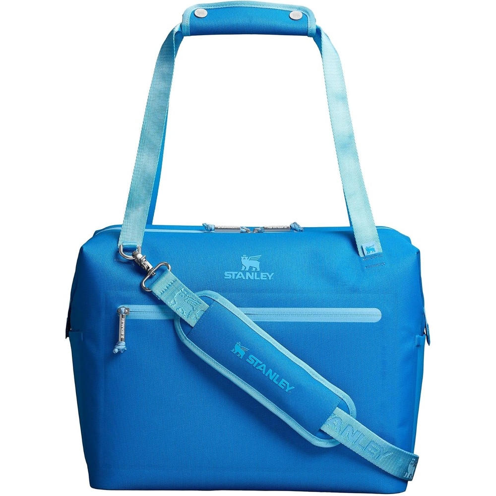 image:imageStanley All Day Julienne Soft Cooler Bag and Lunch Box Insulated Travel Bag with Zipper BPAFreeAzure
