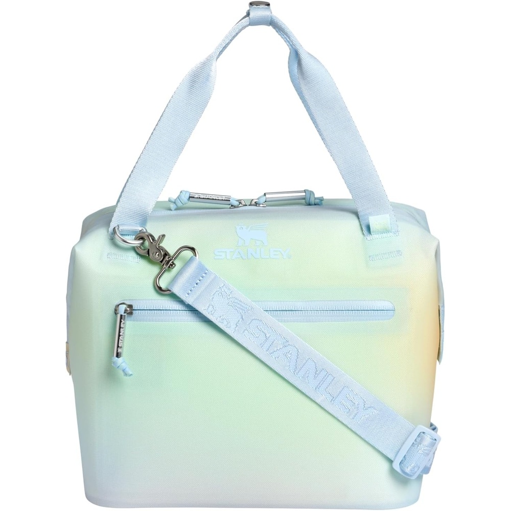 image:imageStanley All Day Julienne Soft Cooler Bag and Lunch Box Insulated Travel Bag with Zipper BPAFreeSunrise Spiral