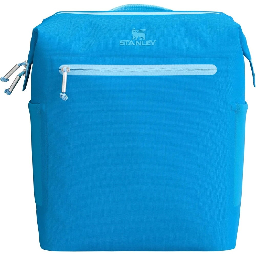 image:imageStanley All Day Madeleine Backpack Soft Cooler 20 Can Cooler with Handle and Shoulder Straps Insulated Travel Bag with Zipper BPAFreeAzure