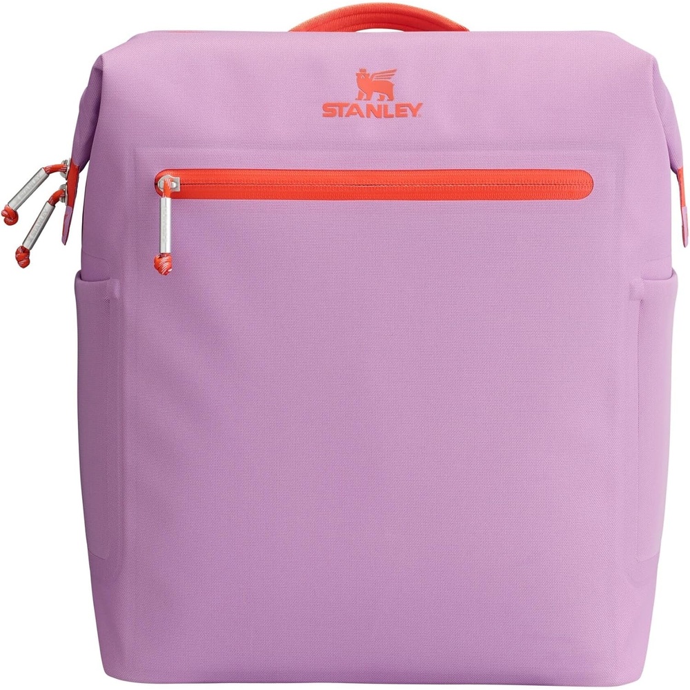 image:imageStanley All Day Madeleine Backpack Soft Cooler 20 Can Cooler with Handle and Shoulder Straps Insulated Travel Bag with Zipper BPAFreeLilac