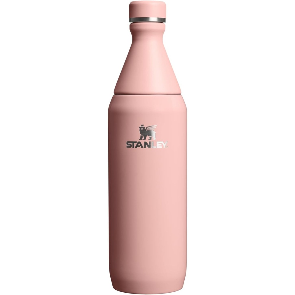 image:imageStanley All Day Slim Bottle 20 oz Twist On Lid with Leakproof Seal Slim Design for Travel amp Gym Insulated Stainless Steel BPAFree Daffodil GlossPeach Rose Gloss