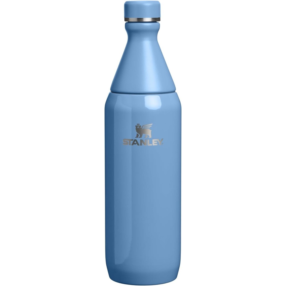 image:imageStanley All Day Slim Bottle 20 oz Twist On Lid with Leakproof Seal Slim Design for Travel amp Gym Insulated Stainless Steel BPAFree Daffodil GlossBlue Sky Gloss