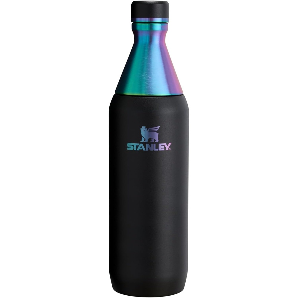 image:imageStanley All Day Slim Bottle 20 oz Twist On Lid with Leakproof Seal Slim Design for Travel amp Gym Insulated Stainless Steel BPAFree Daffodil GlossBlack Chroma