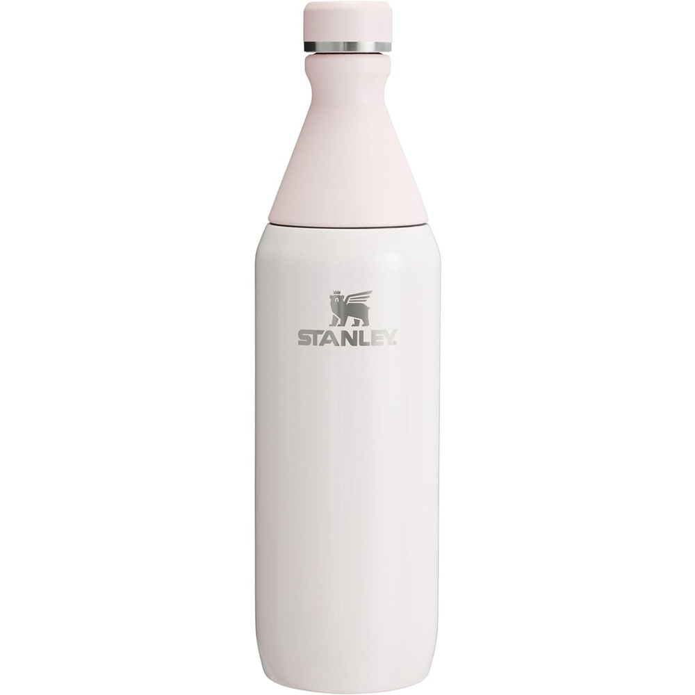 image:imageStanley All Day Slim Bottle 20 oz Twist On Lid with Leakproof Seal Slim Design for Travel amp Gym Insulated Stainless Steel BPAFree Daffodil GlossRose Quartz