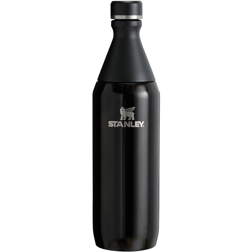 image:imageStanley All Day Slim Bottle 20 oz Twist On Lid with Leakproof Seal Slim Design for Travel amp Gym Insulated Stainless Steel BPAFree Daffodil GlossBlack