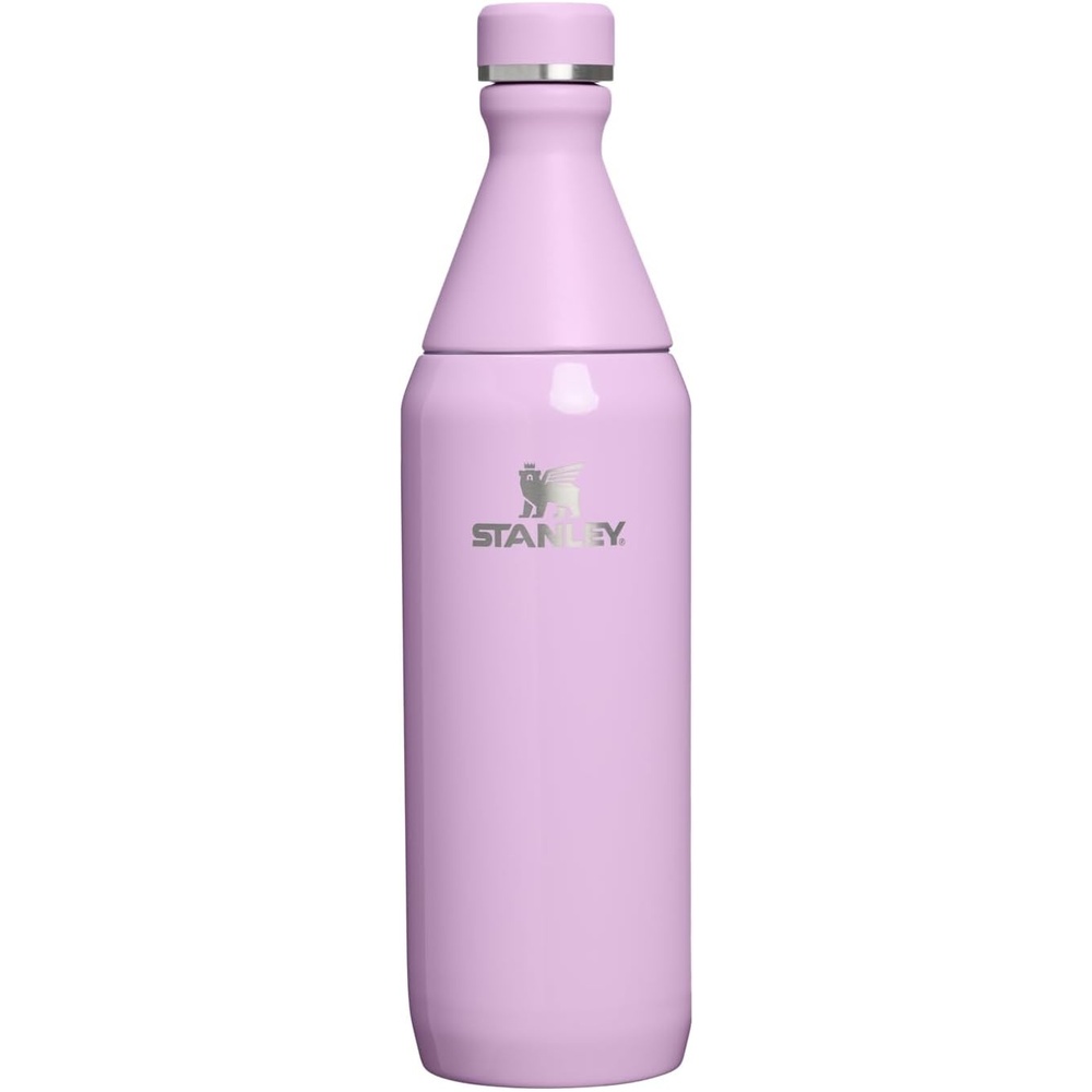 image:imageStanley All Day Slim Bottle 20 oz Twist On Lid with Leakproof Seal Slim Design for Travel amp Gym Insulated Stainless Steel BPAFree Daffodil GlossSoft Orchid Gloss
